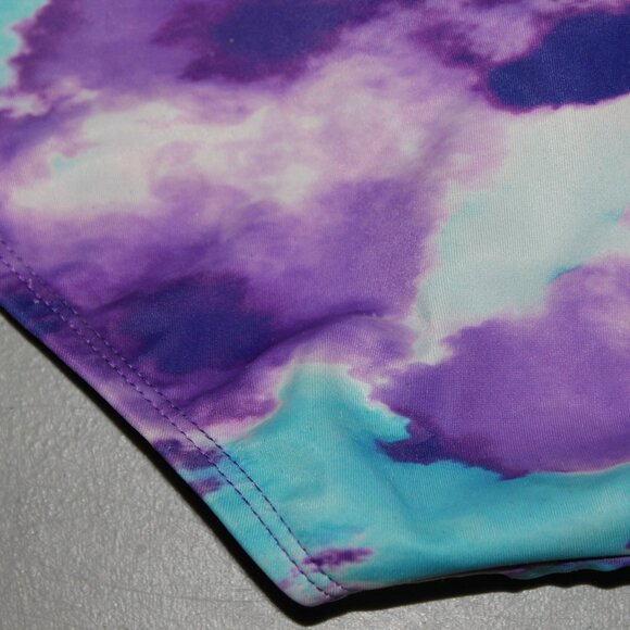 Multi Color 2 Pcs Justice Bikini Swimsuit Size 10 - Picture 10 of 10